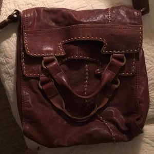 Italian Leather Lucky Brand Crossbody bag